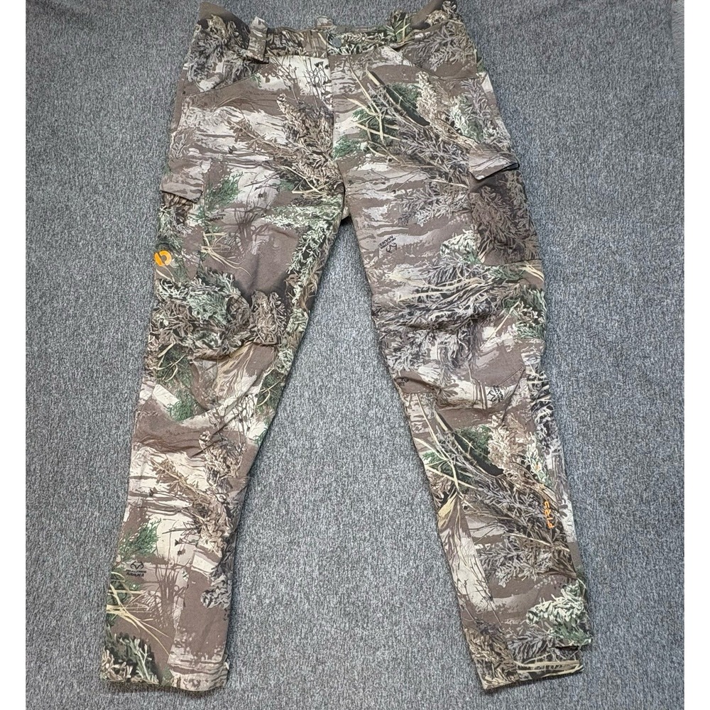 First Lite Boundary Stormtight Rain Pants, Fusion Camo Size Large, 34x30 Men's